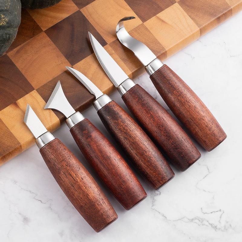 Woodworking Diy Projects - Set di 5 Scalpelli per Intaglio