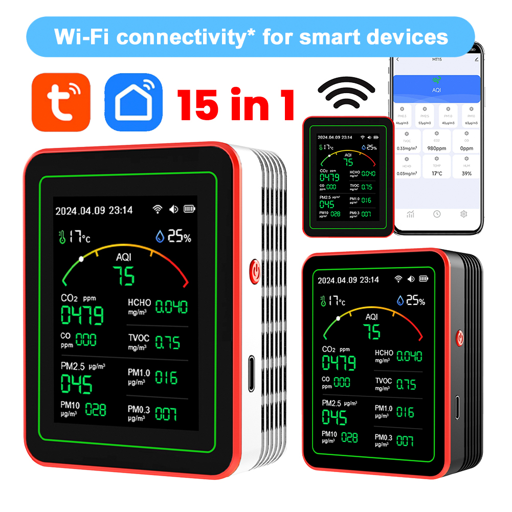 Woodworking App - Tester Multifunzione Tuya WiFi 15-in-1 per
