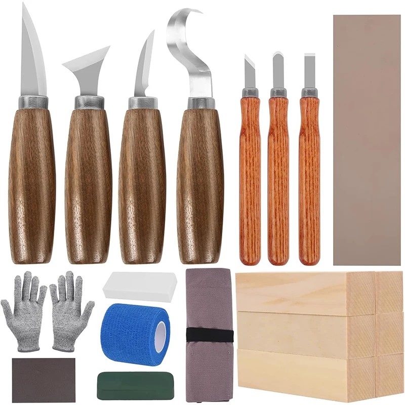 Woodworking Kits For Adults - Kit per intaglio del legno, set