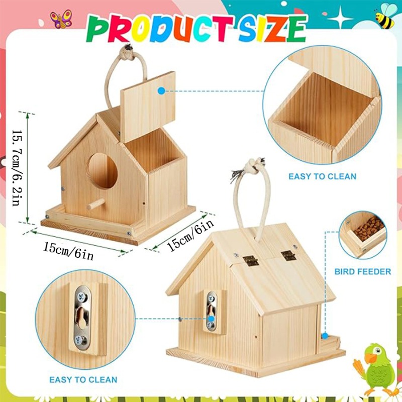 Kit Casetta per Uccelli in Leg - Woodworking Kits For Adults recensione e prezzo