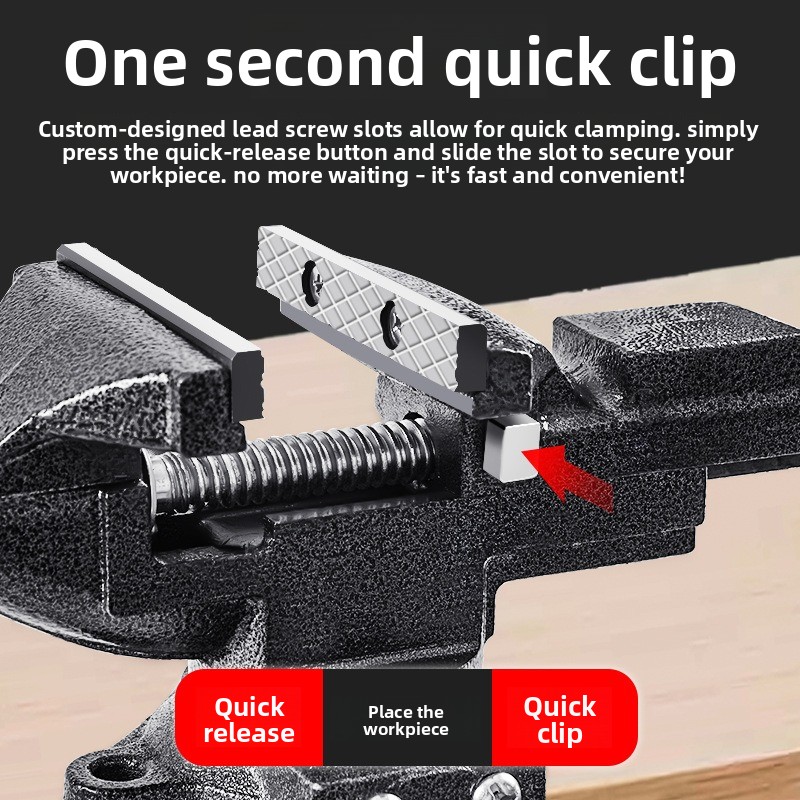 Morsa da banco in acciaio fuso - Woodworking Quick Release Vise recensione e prezzo