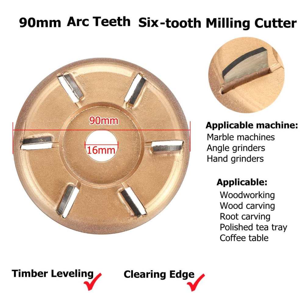 Fresa a sei denti ad arco Arco - Woodworking Edge Corner Planer recensione e prezzo