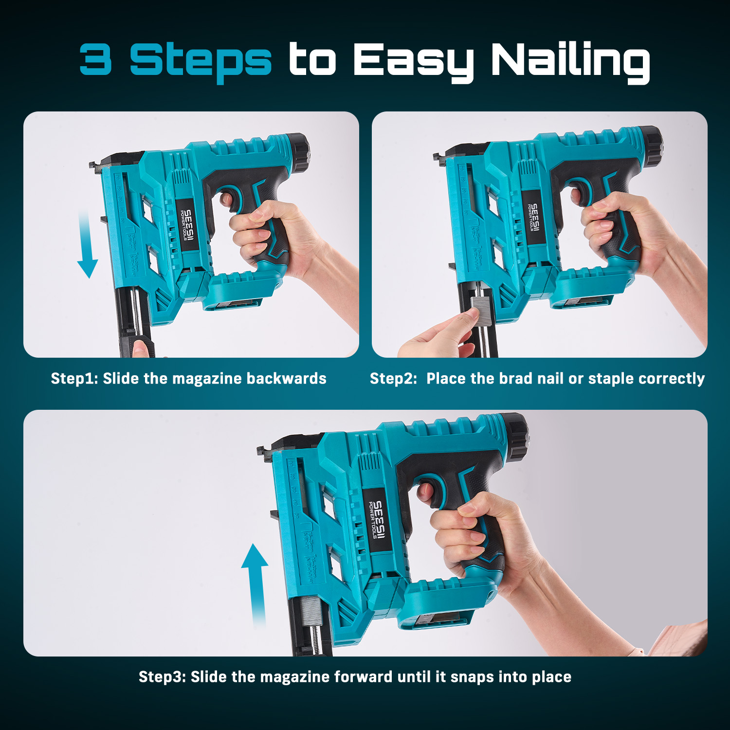 SEESII Chiodatrice Elettrica a - Woodworking Nail Gun recensione e prezzo