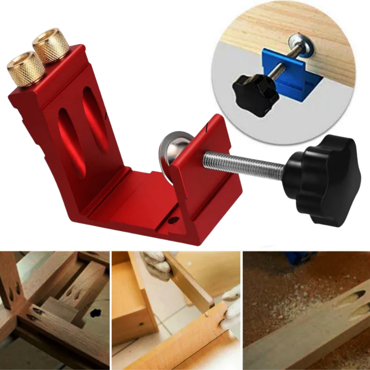 1 set di maschere per fori tas - Woodworking Jig recensione e prezzo