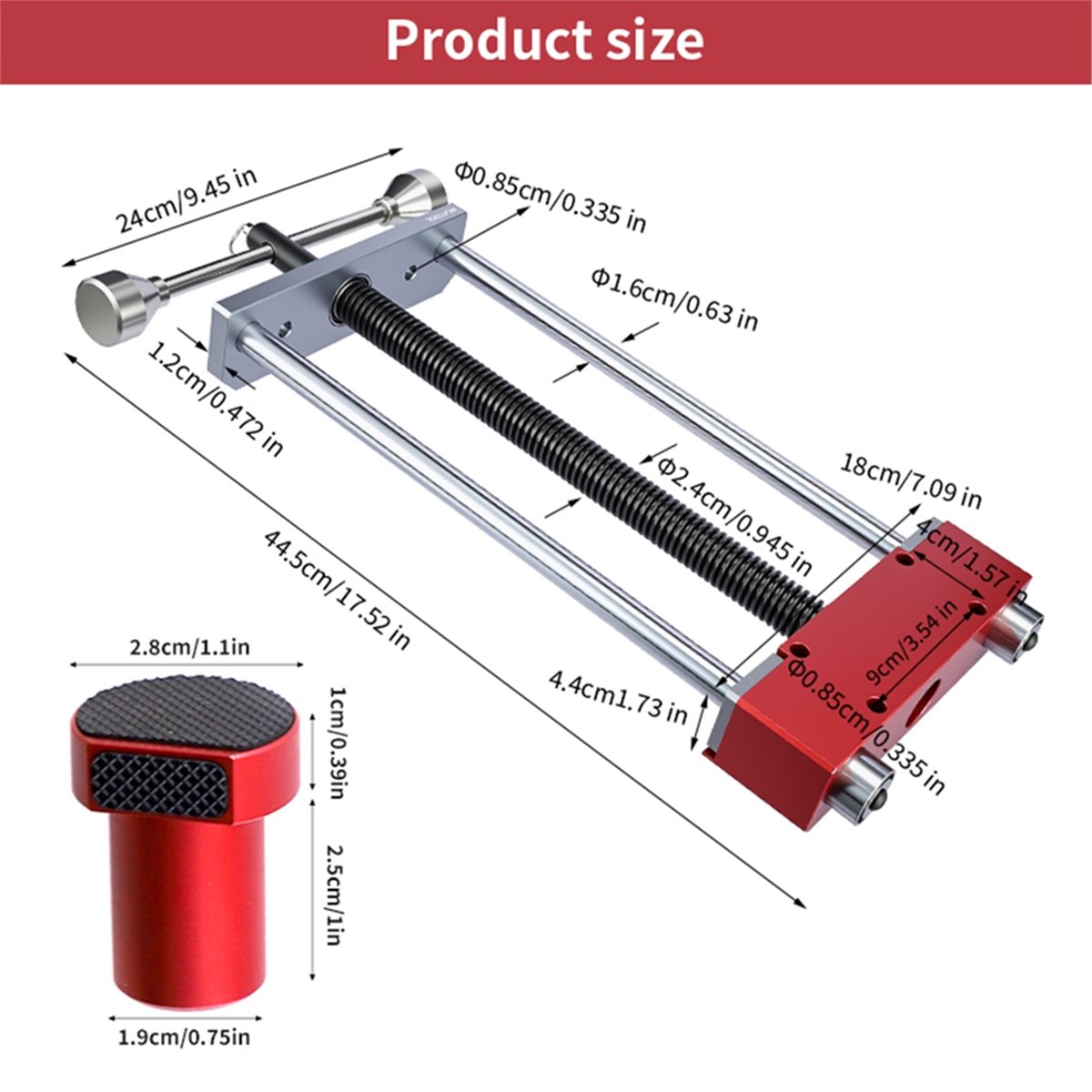 Set di morsetti da banco DT35B - Woodworking Front Vise recensione e prezzo