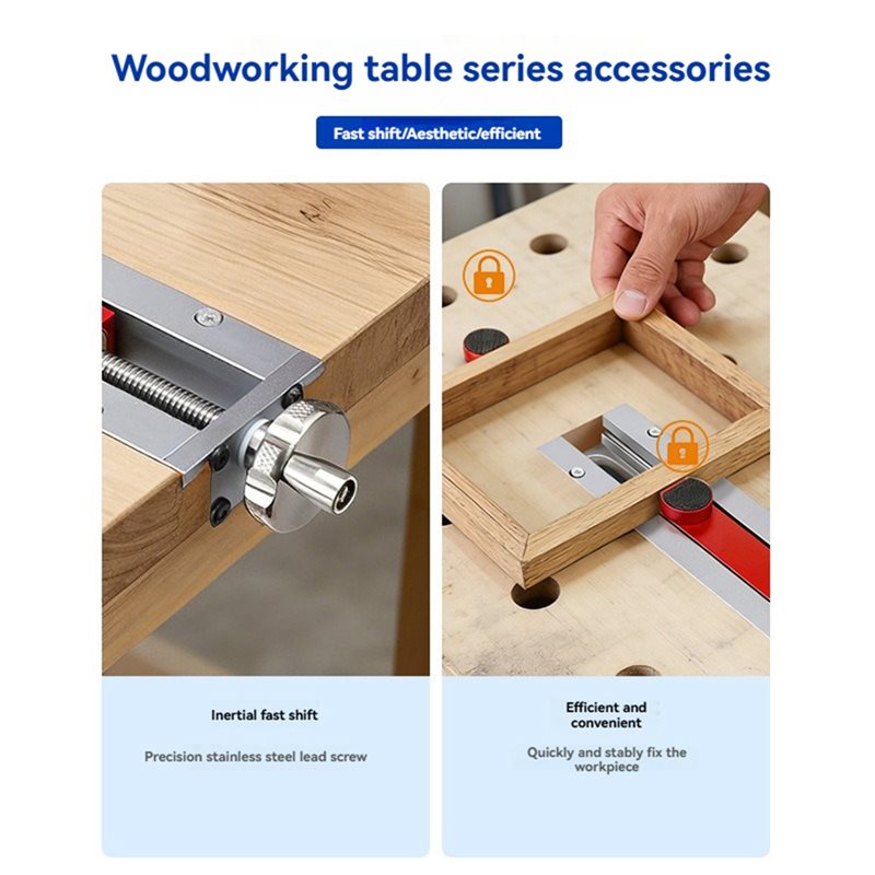 Morsa a inerzia a sgancio rapi - Woodworking Quick Release Vise recensione e prezzo