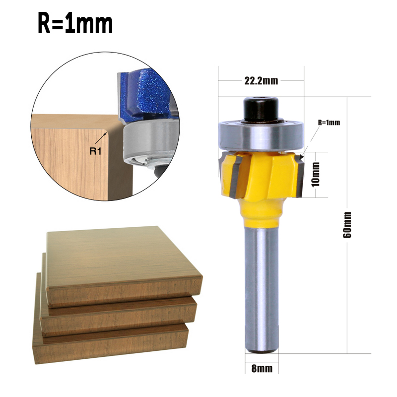 CHWJW 1PC 8mm Gambo di alta qu - Woodworking Edge Corner Planer recensione e prezzo