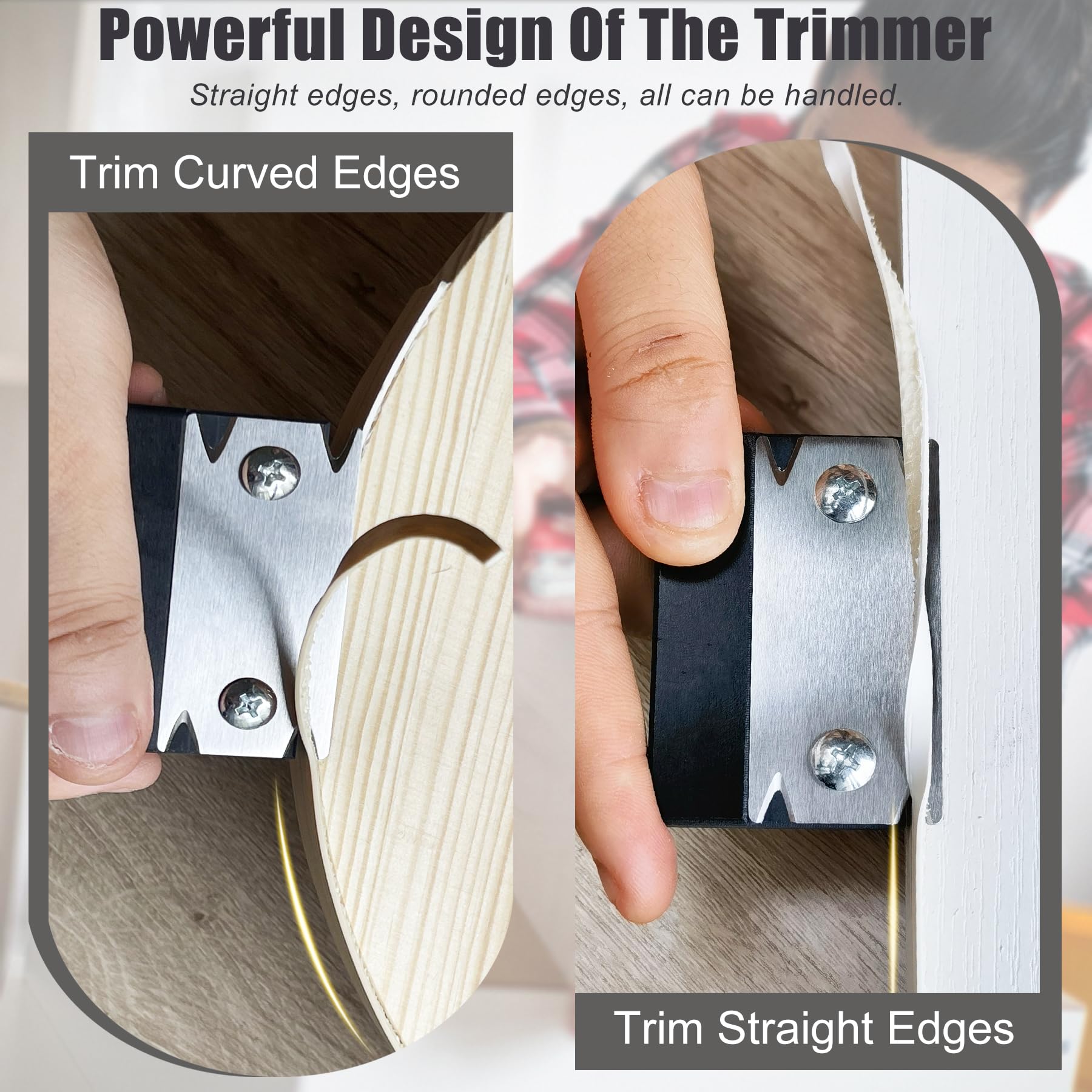 Trimmer Smussatura del legno R - Woodworking Edge Corner Planer recensione e prezzo